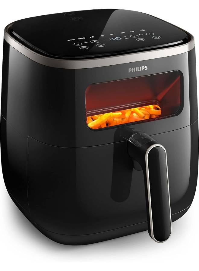 Compare Airfryer XL  50Hz, 1KGs, Seethrough Window, Rapid Air Technology, Connected with HomeID APP, 5.6 L 1700 W HD925780 Black at KSA Price