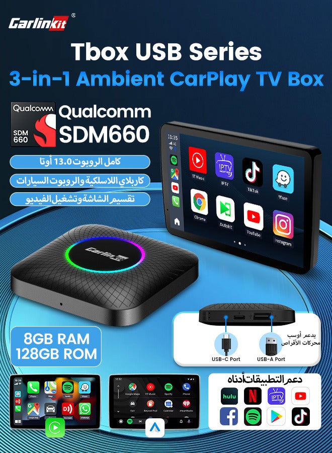 Carlinkit Tbox USB Series CarPlay AI Box…
