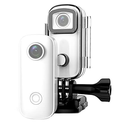 Compare SJCAM C100+ 2K 30FPS | 30M Water Resistant | Magnetic Body Action Camera | WiFi 2.4 GHZ | Insta Go | Body Cam | Webcam, White at KSA Price