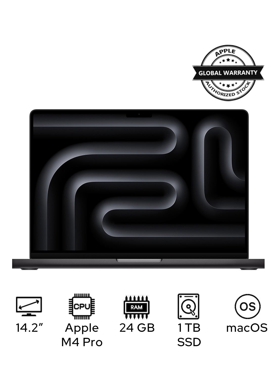 Compare MacBook Pro MX2J3 With 14.2 Inch Display, M4 Pro Chip 14Core CPU 20Core GPU | 24GB RAM | 1TB SSD | macOS | EnglishArabic Space Black at KSA Price
