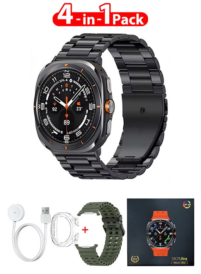 SK7 Ultra Smartwatch Bundle With Accessories Including…