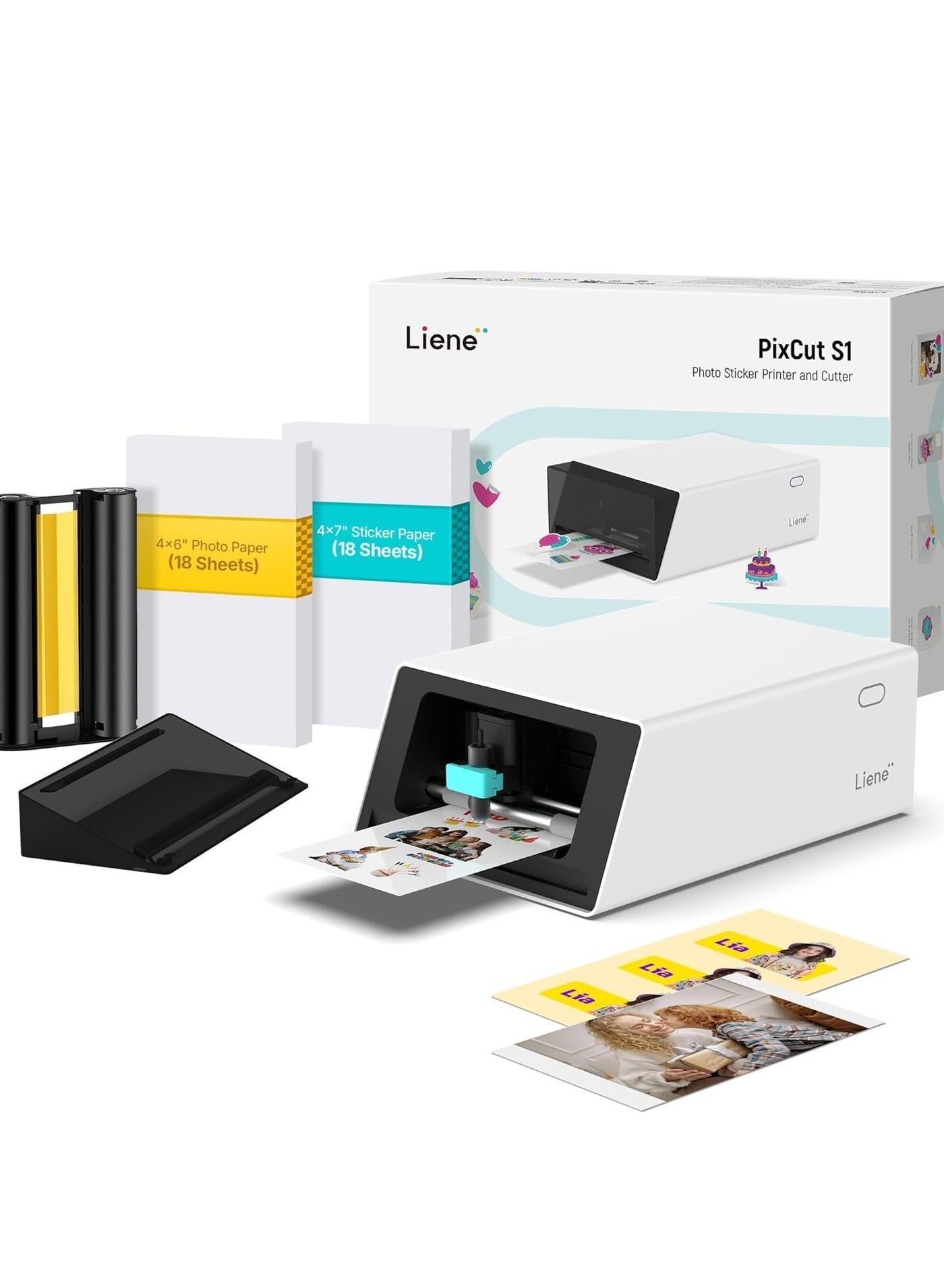 Liene pixcut S1 Color Sticker Printer & Cutting…