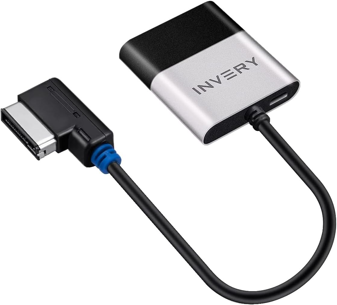 Invery Airdual Bluetooth 5.0 Aptx-HD Car Adapter…