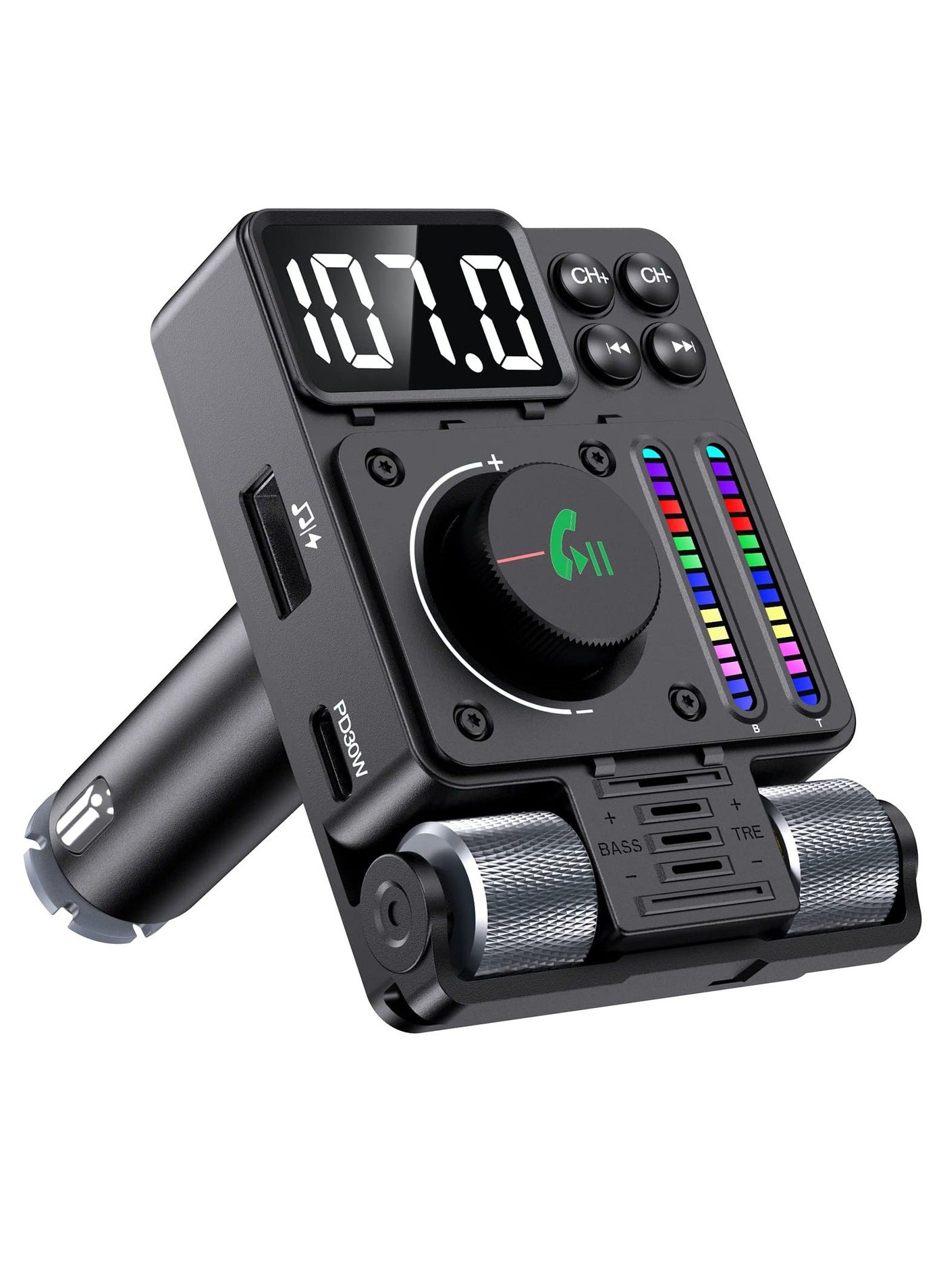 Bluetooth 5.3 FM Transmitter for Car, 30W…