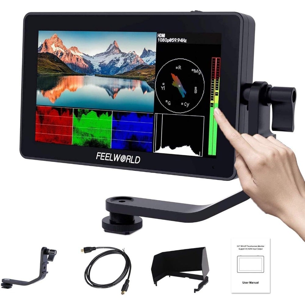 FEELWORLD F6 Plus 5.5 Inch DSLR On Camera…