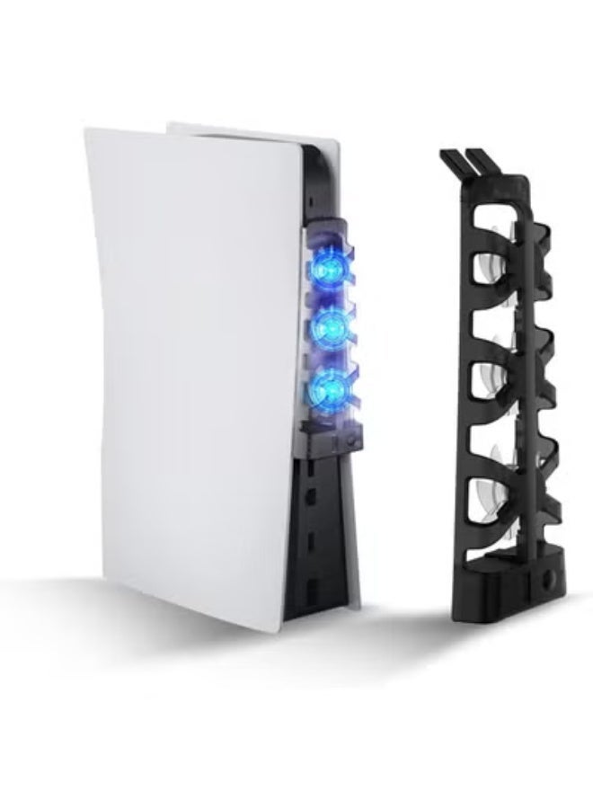 Compare PS5 Cooling Fan External USB Cooler with LED Light PS5 Console Cooling Fan with Extra USB Port Compatible with Sony Playstation 5 digital versionUltra HD console at KSA Price