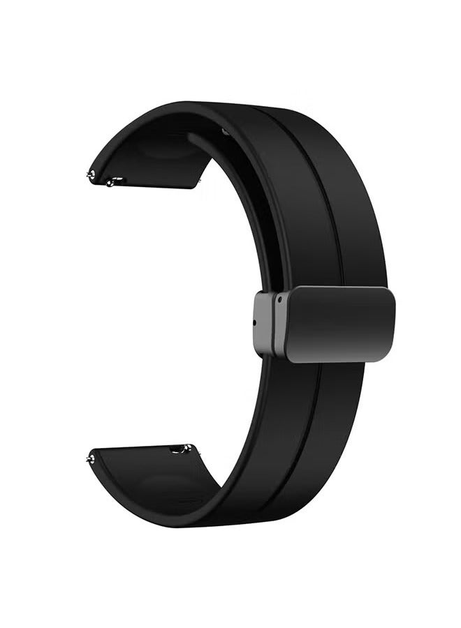 Compare Silicone Watch Band For CMF by Nothing Watch ProWatch Pro 2 Watchband Bracelet Magnetic Folding Buckle Soft Silicone Replacement Straps for Men Women at KSA Price