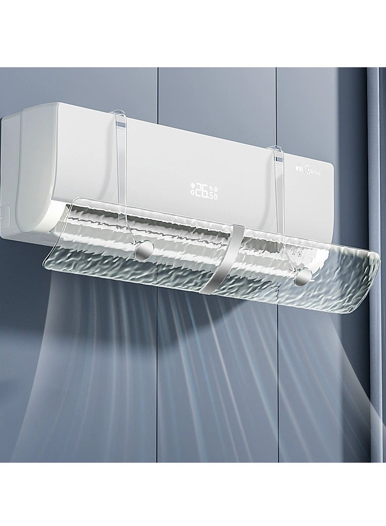 Compare Air Conditioner Deflector,  180° Adjustable Wallmounted AC Vent Deflector, AntiWind Baffles, Anti Direct Blowing Windshield Wind Guide for HomeRoomOfficeElderly, Babies, Pregnant Women  Clear Glacier Pattern at KSA Price