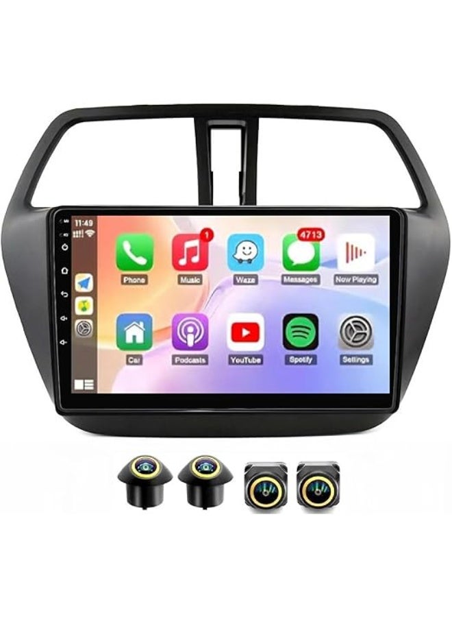 Compare Android Car Stereo for Suzuki SX4 20142021 4GB RAM 64GB ROM Support Carplay, MLink WiFi BT, Radio GPS, 9 Inch IPS.QLED, Screen with 360D Camera Included at KSA Price
