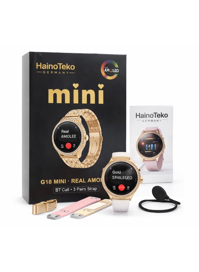 HainoTeko G18 Mini Smart Watch for Women |…