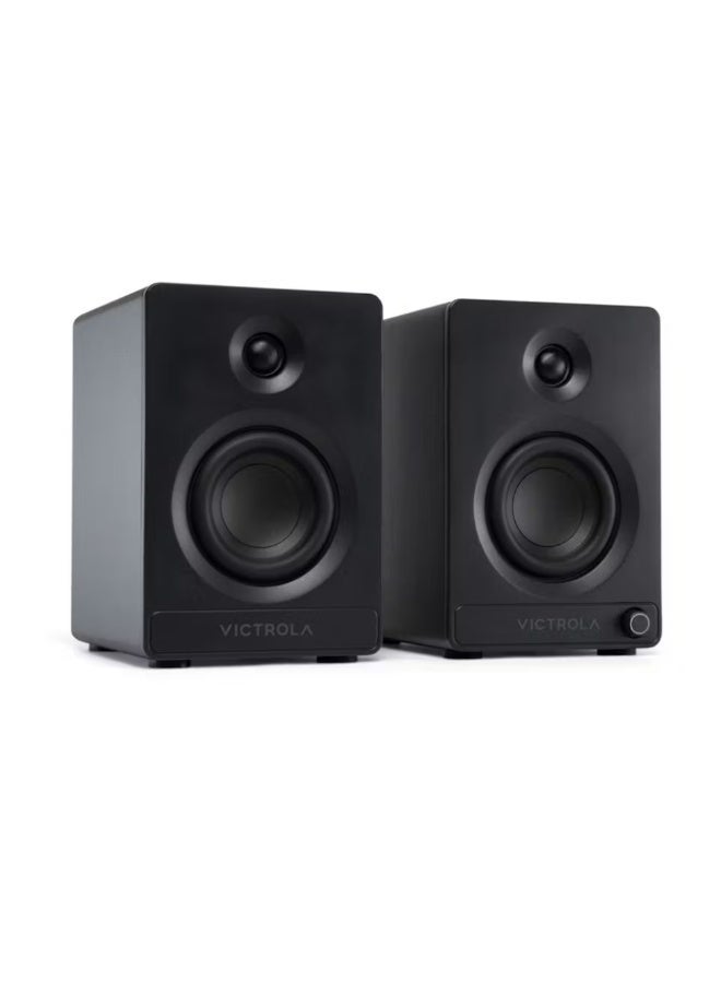 Victrola Tempo – Bluetooth Bookshelf Speakers – Room-Filling…