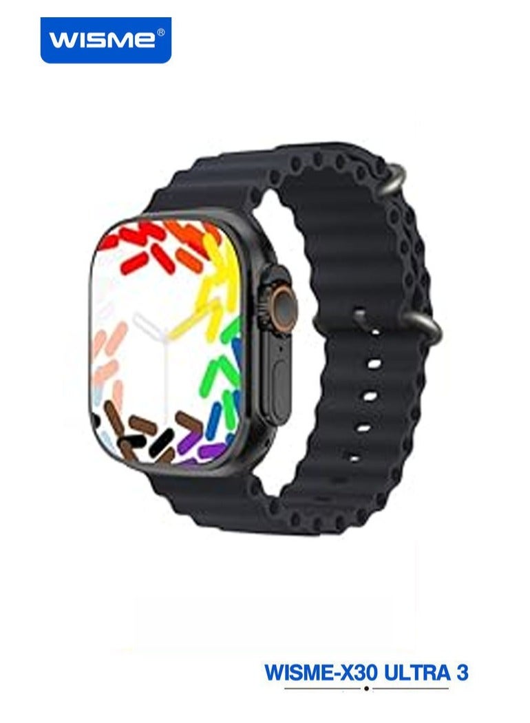 WISME-X30 ULTRA 3 Multi-Function Waterproof Smartwatch…