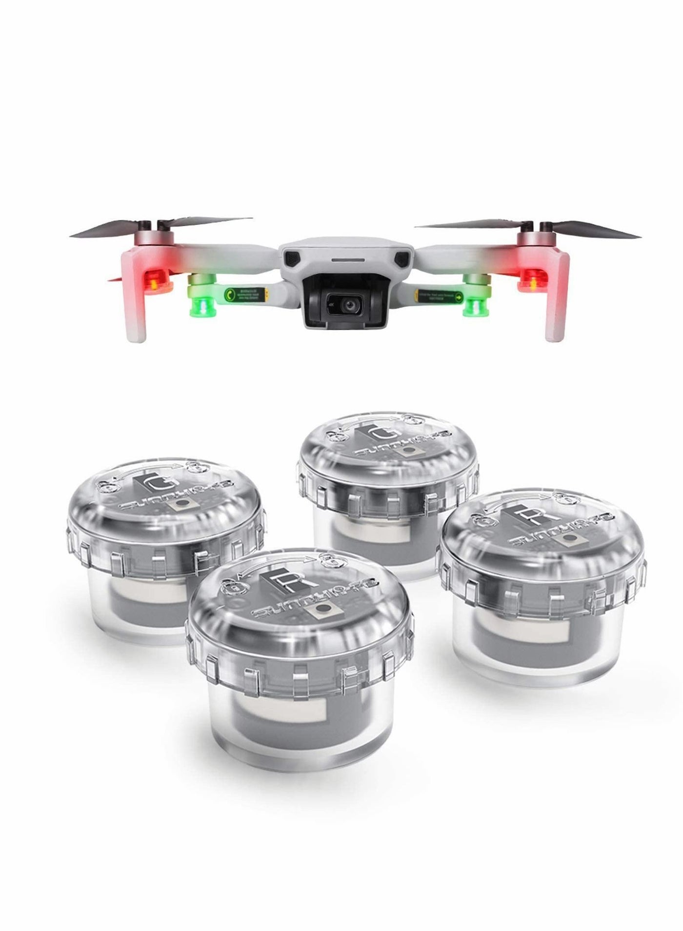 Compare Drone Lights Strobe Light Quick Flash Highlight Warning Indicator Night Compatible with Mini 2Mavic Air 2Mini SEFPVMavic 3Air 2SMavic 2TelloAutel Robotics EVO NanoLite at KSA Price