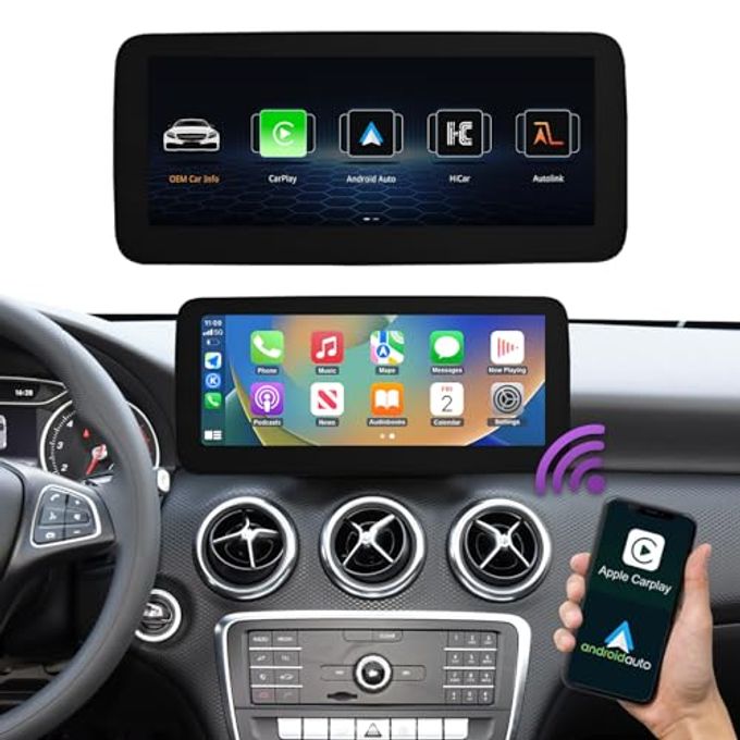 Compare 2026 Upgraded 12.3 Touchscreen Wireless Carplay & Android Auto Radio For MercedesBenz GlaClaAGClass X156 C117 20162018, For Ntg 5.05.15.2 System at KSA Price