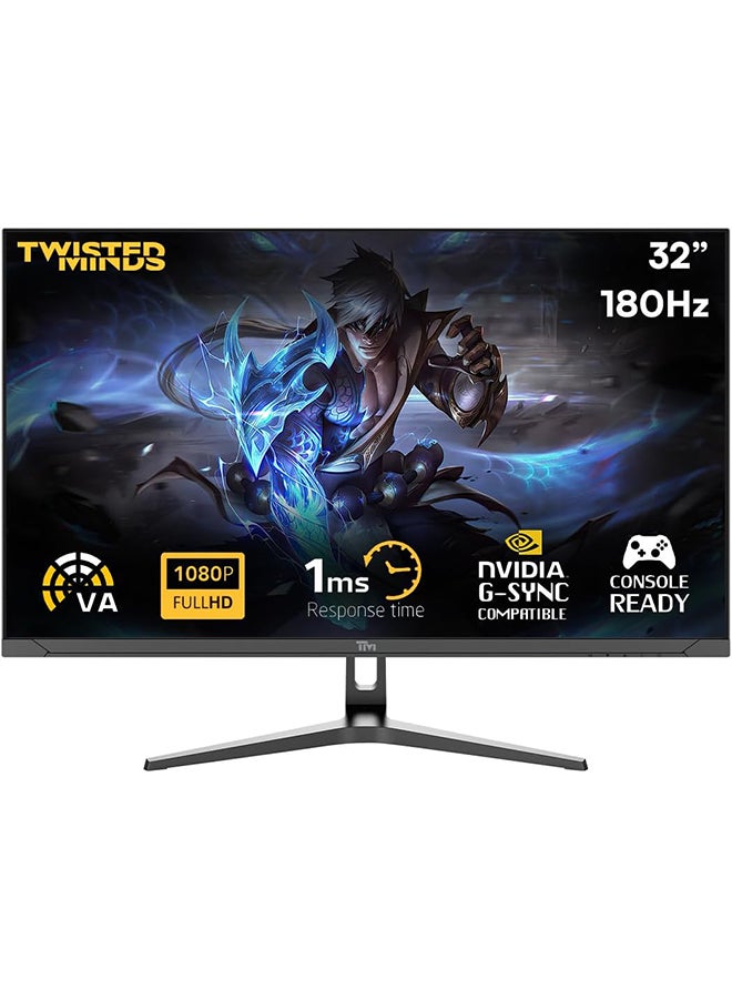 Compare 32 inch  Blaze Series FHD 180Hz Refresh Rate, 1ms Response Time, Nvidia Gsync, HDMI 2.0, DP1.4, DC Console ready TM32FHD180VA Black at KSA Price