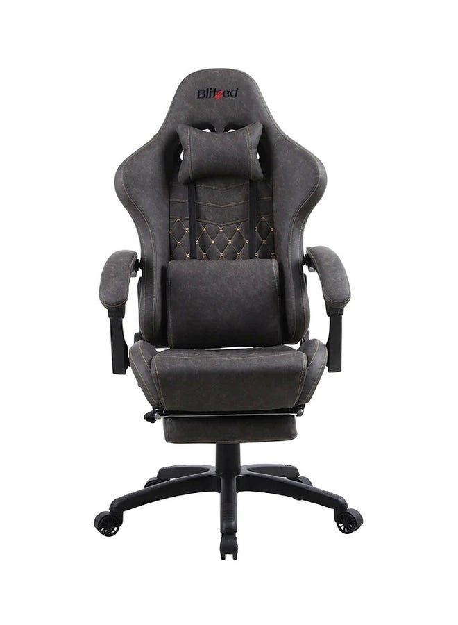 Compare Gaming Chair Racing Style With Retractable Footrest Brown at KSA Price