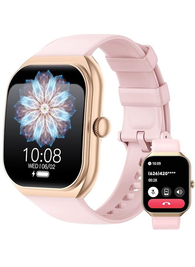 Compare Smart Watch for iOS and Android Phones, HD 2.01 Screen Smart Watches for Women Men,1ATM Waterproof,123+ Sports Modes Fitness Activity Tracker,Sleep Monitor Steps Calories Counter,Pink at KSA Price