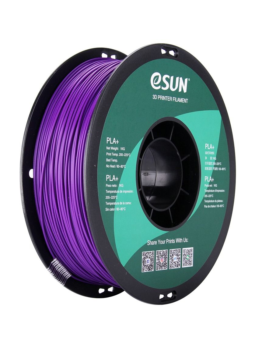 Compare Esun 3D Printer Filament PLA+ 1.75 mm Dimensional Accuracy + 0.05 mm 1 Kg 2.2 lbs Spool 3D Printing Material for 3D Printers – Purple at KSA Price
