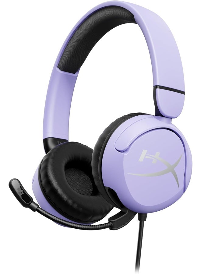 Compare Cloud Mini Wired Gaming Headset, Volume level below 85dB, Immersive audio, Durable tuckaway boom mic, Lightweight comfort, Works With PC, Nintendo Switch, PlayStation, Steam Deck, Xbox, mobile, Chromebook, Lavender | 7G8F5AA at KSA Price