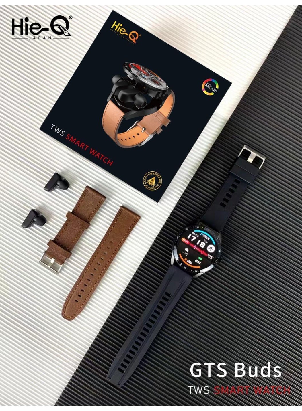 Compare HieQ GTS Buds TWS Smart Watch – Ultimate Wireless Earbuds & Fitness Companion at KSA Price