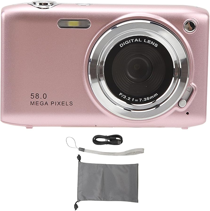 Compare Digital Camera 58MP 4K HD 16X Zoom Fixed Focal Macro Timed Photography Type 2 Color at KSA Price