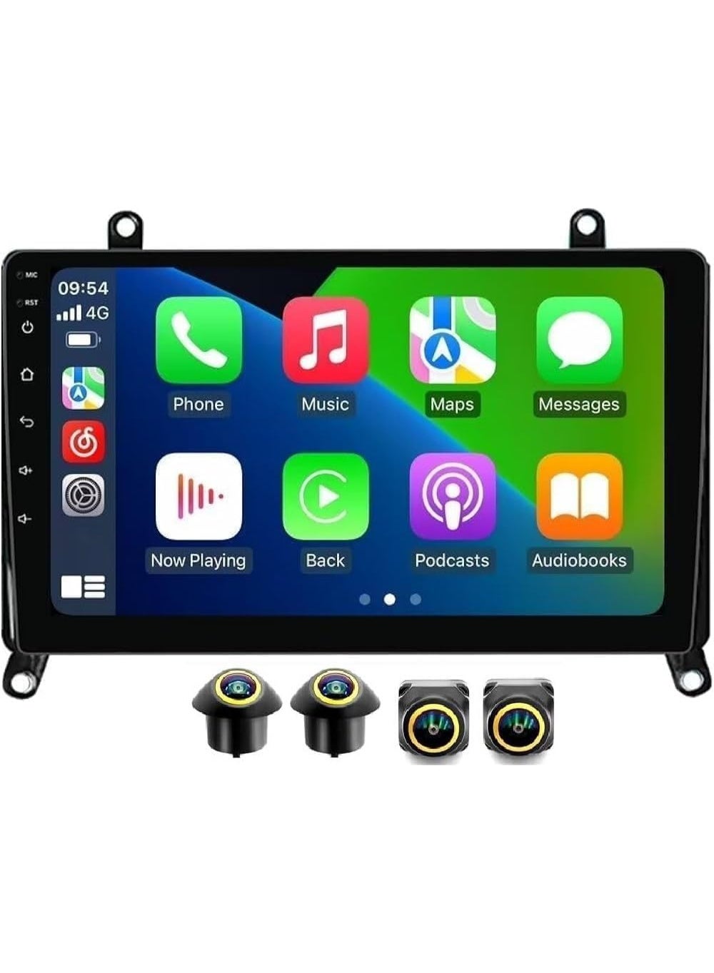 Compare Android Car Stereo for Toyota Hiace 20192024 4GB RAM 64GB ROM Support Carplay, MLink WiFi BT, Radio GPS, 9 Inch IPS.QLED, Screen with 360D Camera Included at KSA Price