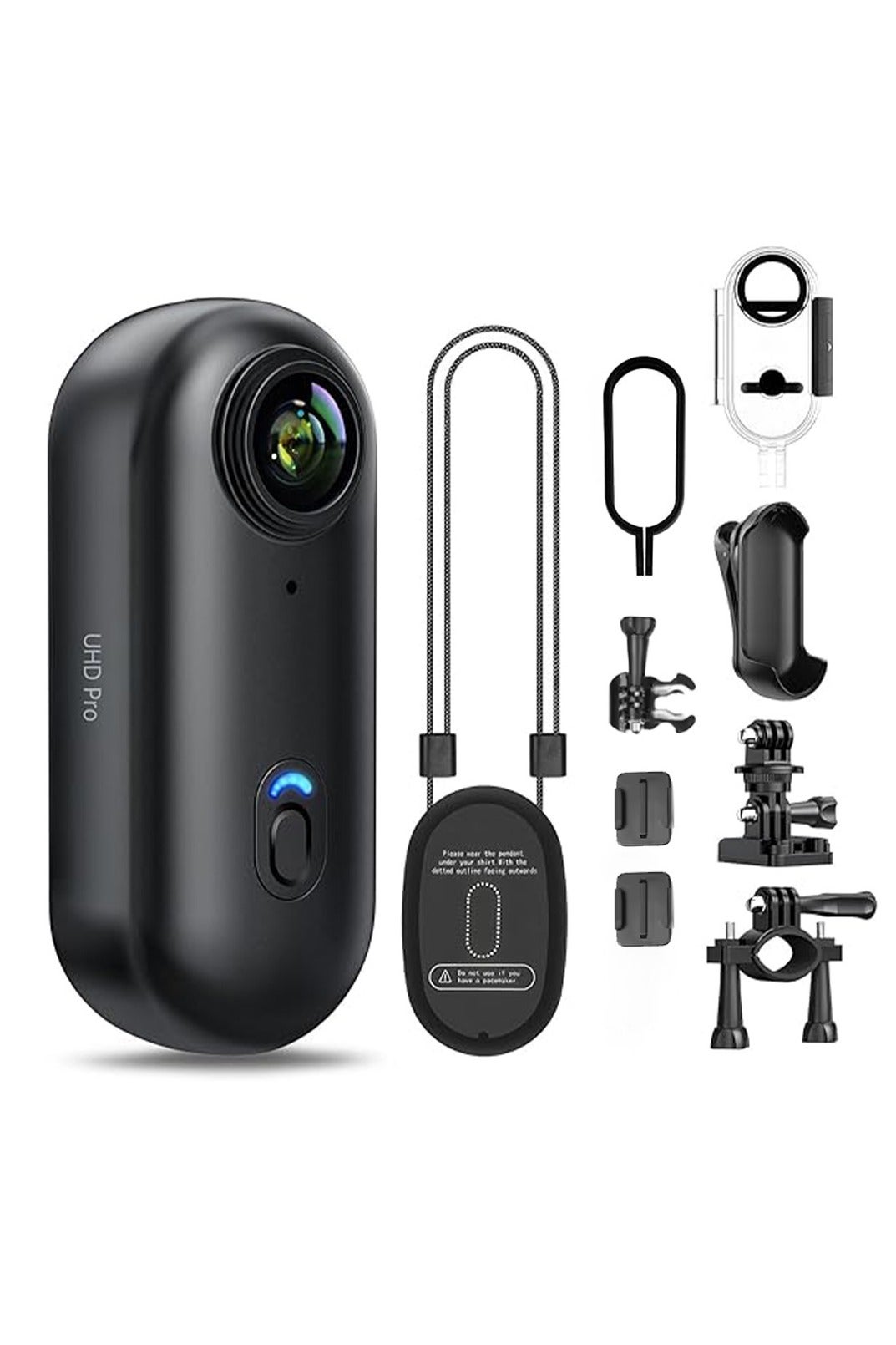4K Action Camera, Mini Body Camera with Magnetic…