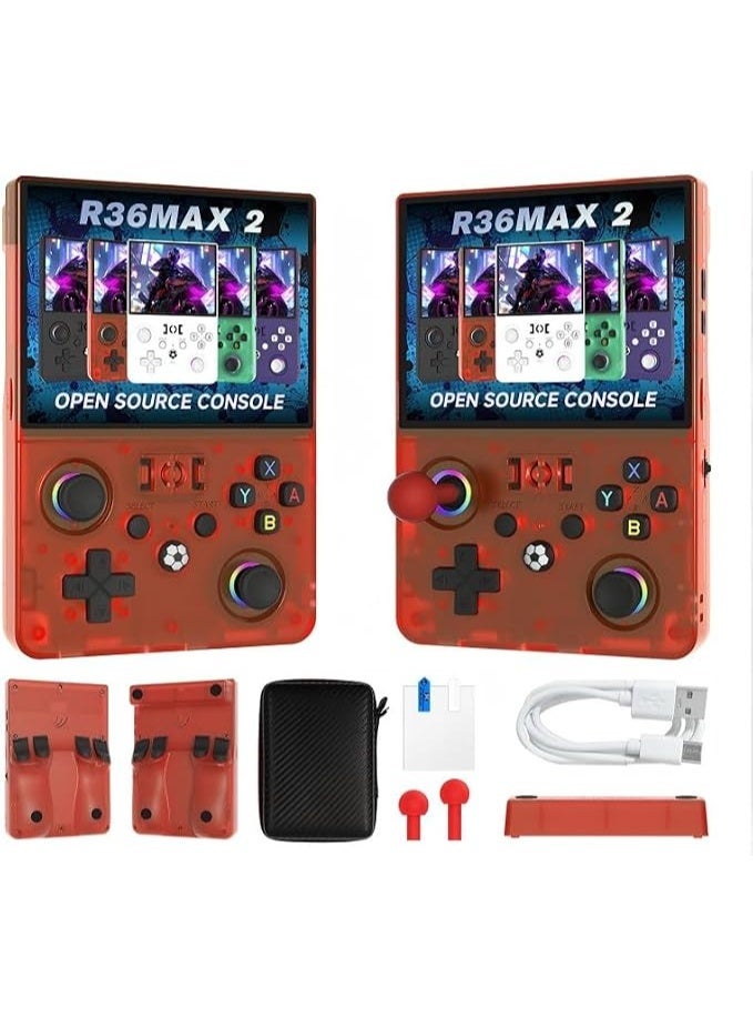 Compare R36MAX2 Handheld Game Console – 4.5 Inch IPS HD Display, 64GB Storage, 4000mAh Rechargeable Battery, LinuxBased Portable Multimedia Entertainment Device for Home & Travel at KSA Price