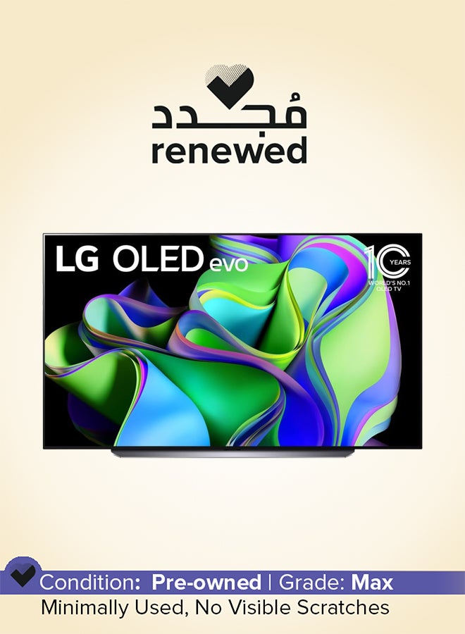 Compare Renewed  48 Inch OLED C3 4K Smart TV OLED48C3 black at KSA Price