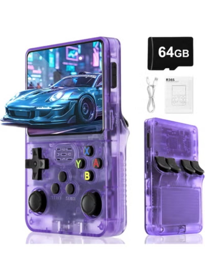 R36S Handheld Retro Game Console | 3.5-Inch IPS Display…