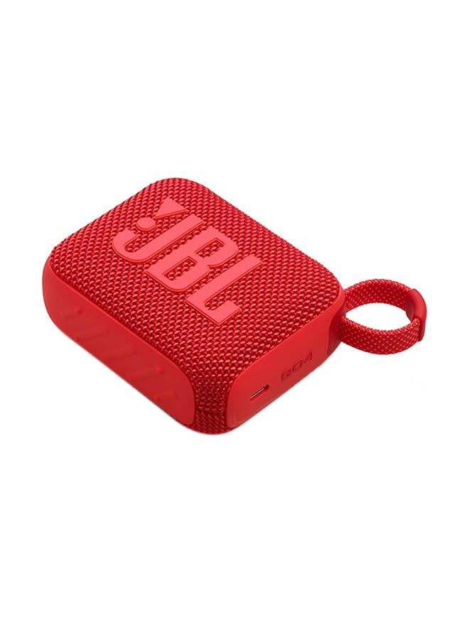 Go4 Portable Waterproof Speaker Red