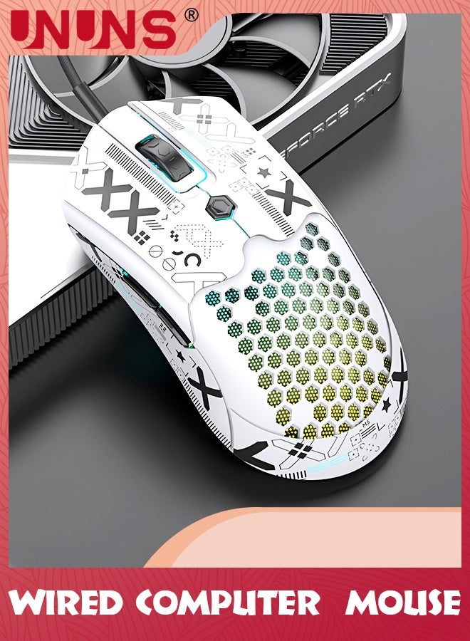 Wired Gaming Mouse,M5 RGB Lightweight PC Gaming…