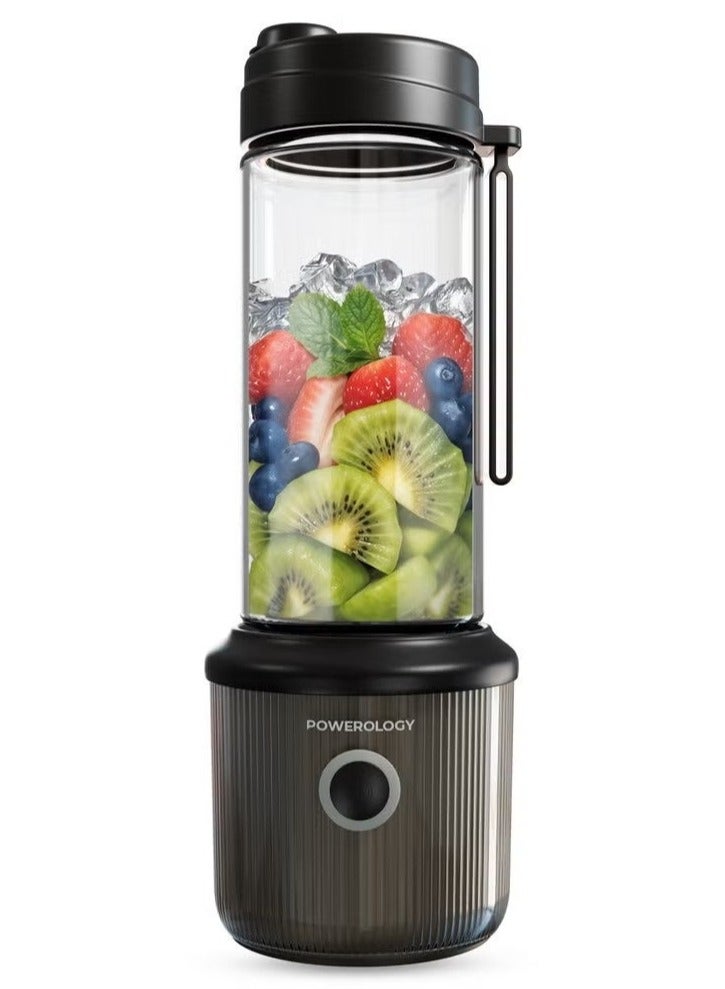 Compare Press & Refresh Portable Blender 450mL  Rechargeable Juicer 2500mAh Battery  Sharp Steel Blades  Portable Blender and Mixer  Shaker  Smoothie Maker  Black at KSA Price