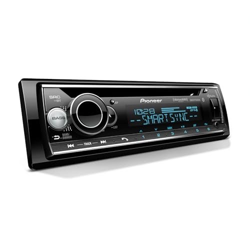 Compare Pioneer DEHS7200BHS 1Din CD Receiver – Bluetooth, HD Radio, SiriusXM, USBAUX, Color Change, FLAC, AMFM, Detachable Face, 13Band EQ, 50W x 4, Voice Control, HiVolt RCA Preouts at KSA Price