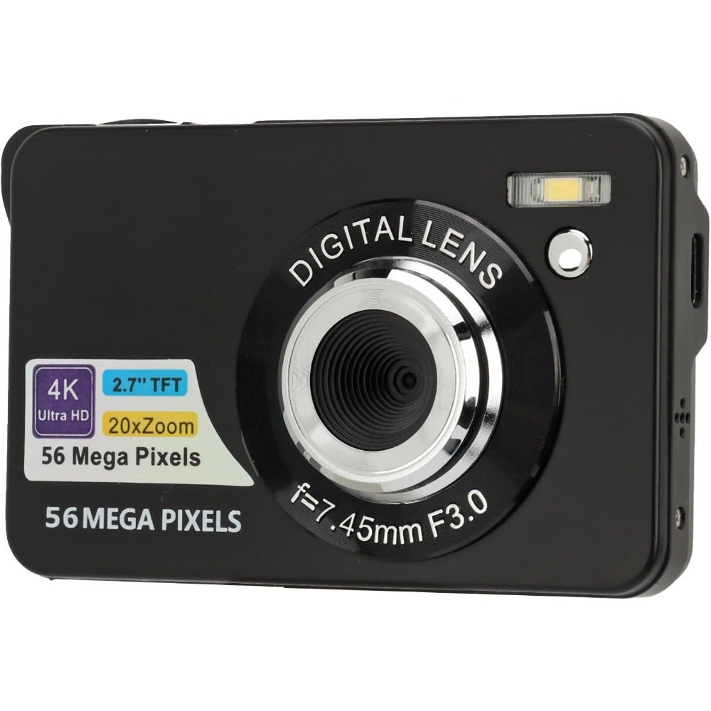 Digital Camera, 4K FHD 56MP Compact Camera with…