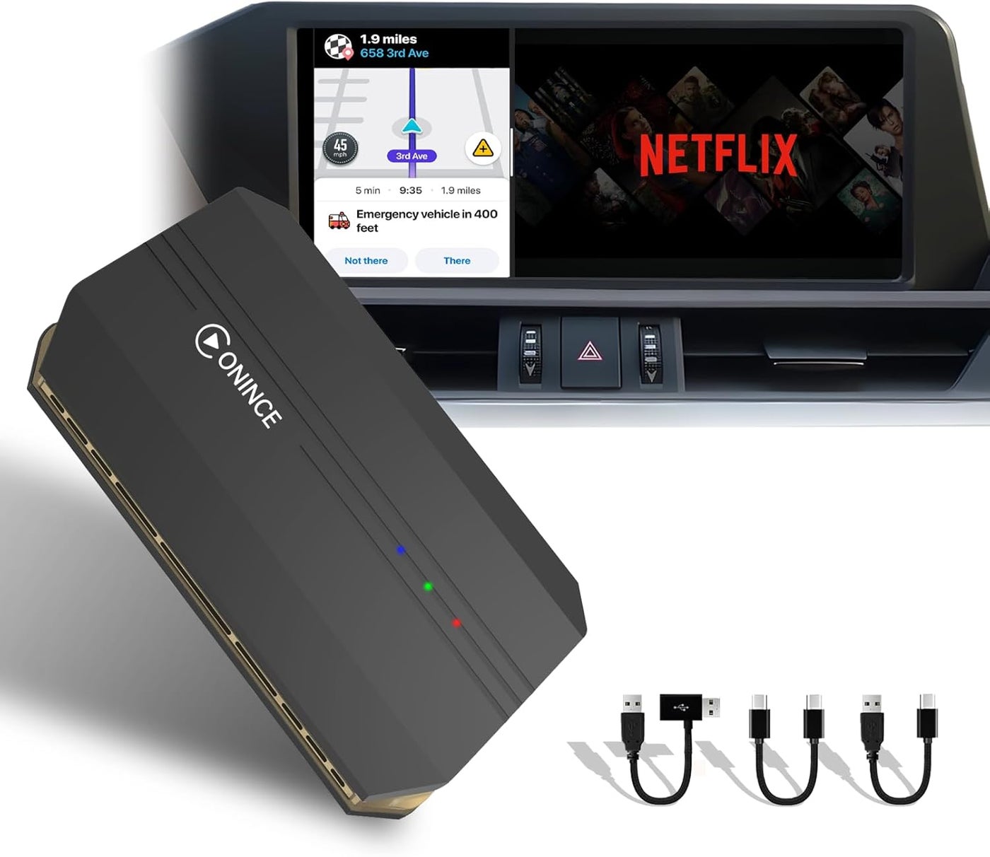 Compare ONINCE Magic Box 3.0 Pro – Snapdragon 6125 OctaCore, HDMI & Dual Display, Wireless CarPlay & Android Auto at KSA Price