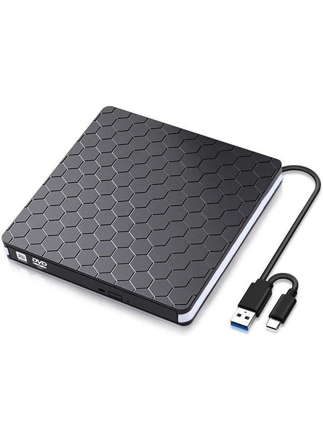 Compare External DVD Drive, USB 3.0 TypeC CD DVD +RW Optical Drive USB C Burner Slim CDDVD ROM Rewriter Writer Reader Portable for PC Laptop Desktop MacBook Mac Windows 78.110 Linux OS Apple at KSA Price