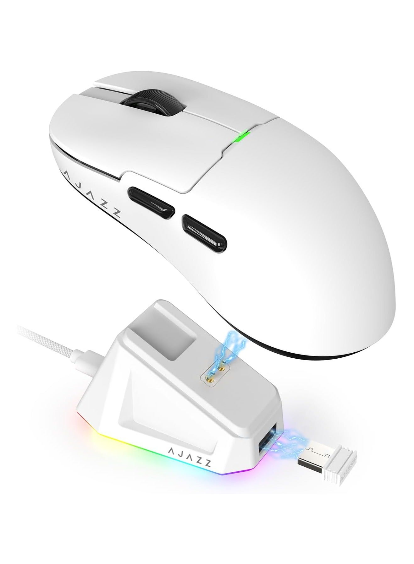 AJ159 Pro Gaming Mouse,2.4Ghz/Wired/Wireless Mice…