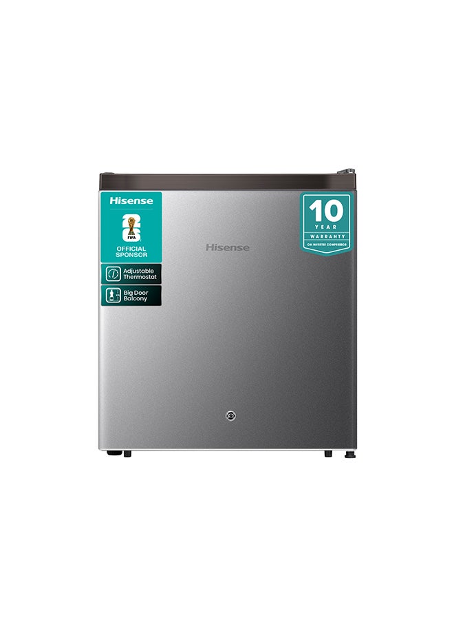 Compare Gross 60LNet 45L Single Door Refrigerator Minibar Fridge RR60D4ASU, Adjustable Thermostat, Big Door Balcony, Separate Chiller, Low Noise RR60D4ASU Silver at KSA Price