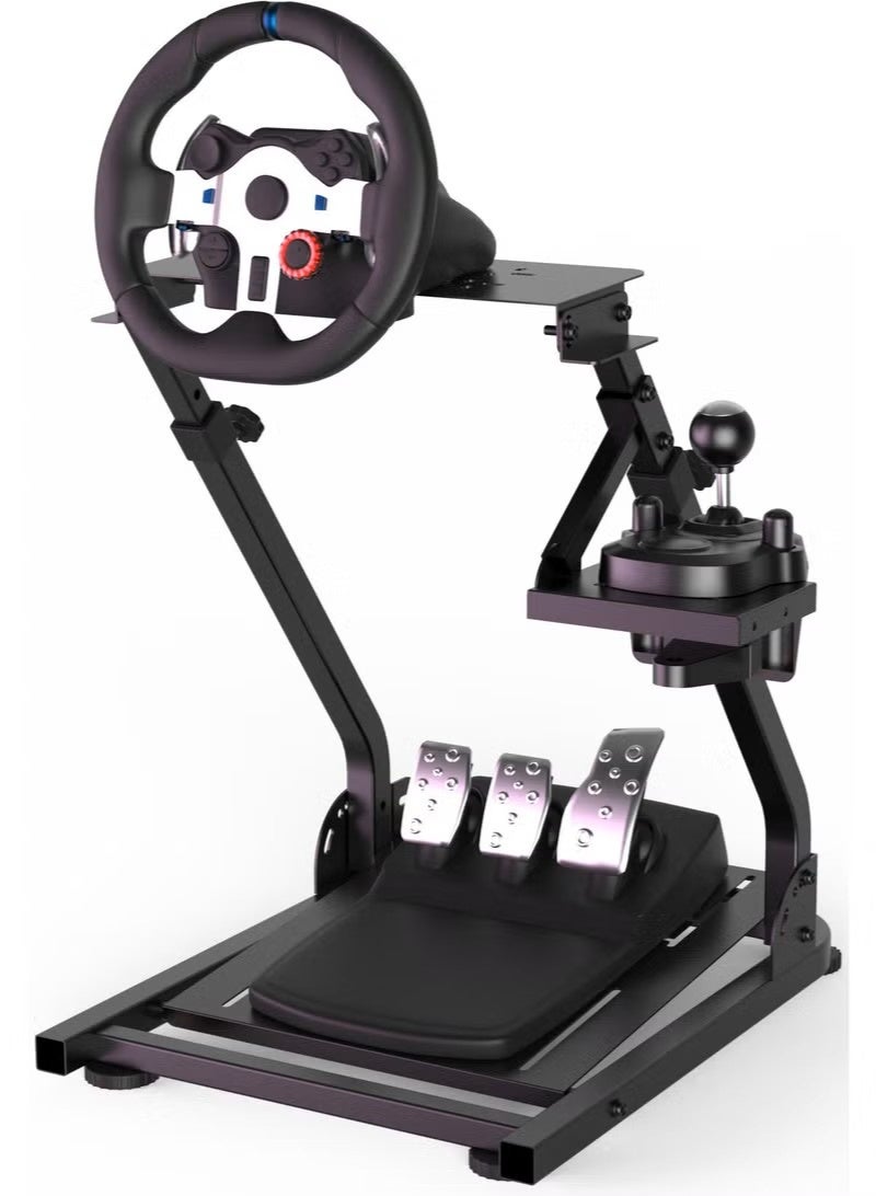 Foldable Racing Wheel Stand with Adjustable Height…
