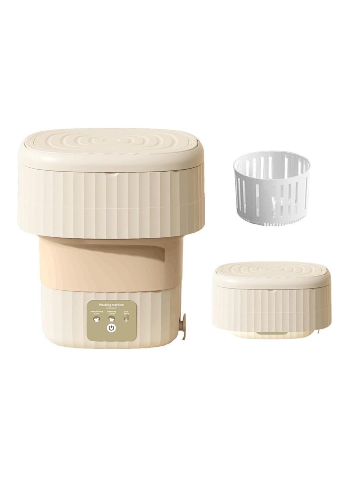 9L Foldable Portable Washing Machine with Spin…