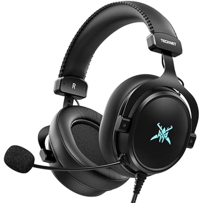 WIRED GAMING HEADSET, 3.5MM STEREO SURROUND SOUND,…