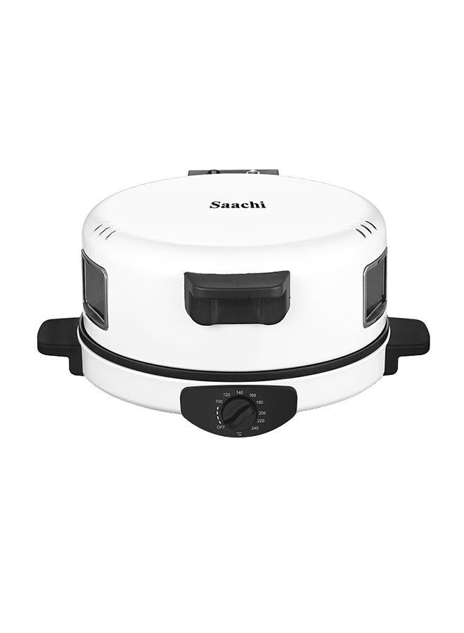 Compare RotiTortillaPizza Bread Maker with a Viewing Window, Adjustable Temperature Control and NonStick Heating Plate 1800 W NLRM4979GWH White at KSA Price