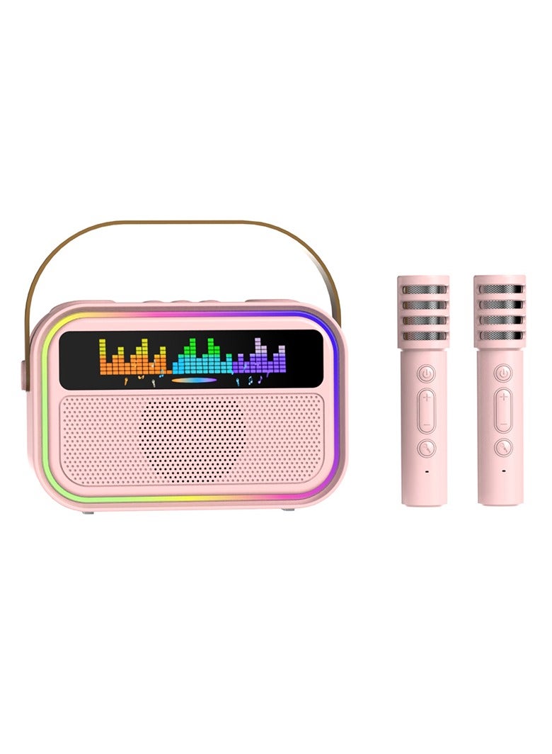 NEXORX Kids Karaoke Speaker with Double Microphones…