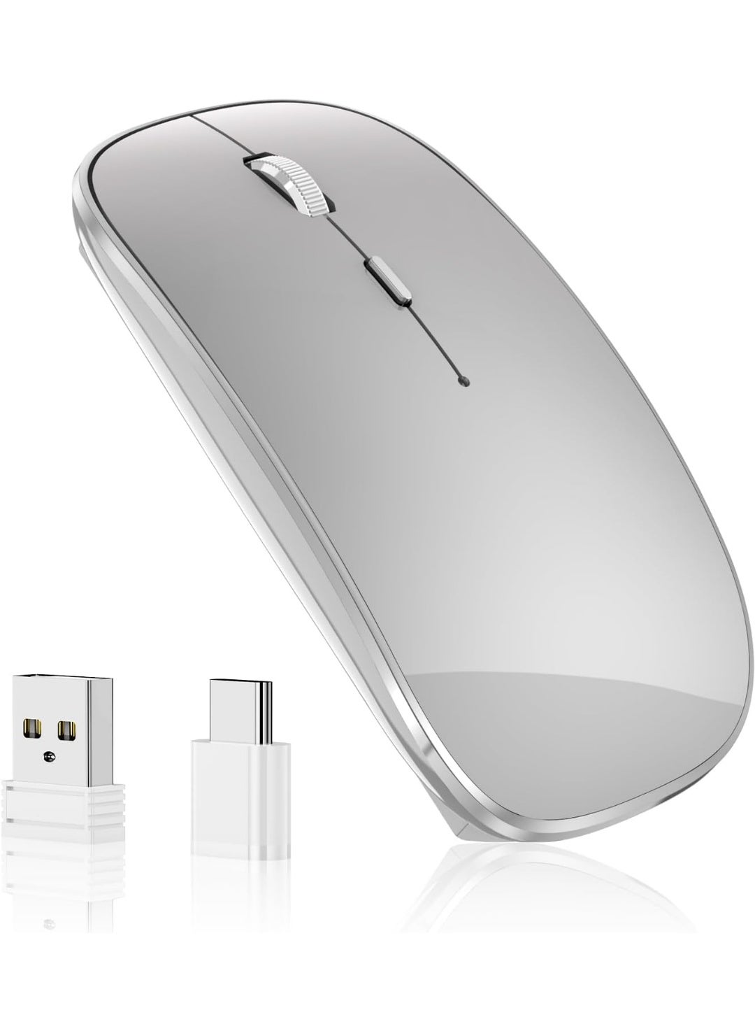 Wireless Mouse Chargeable Portable Silent USB and…