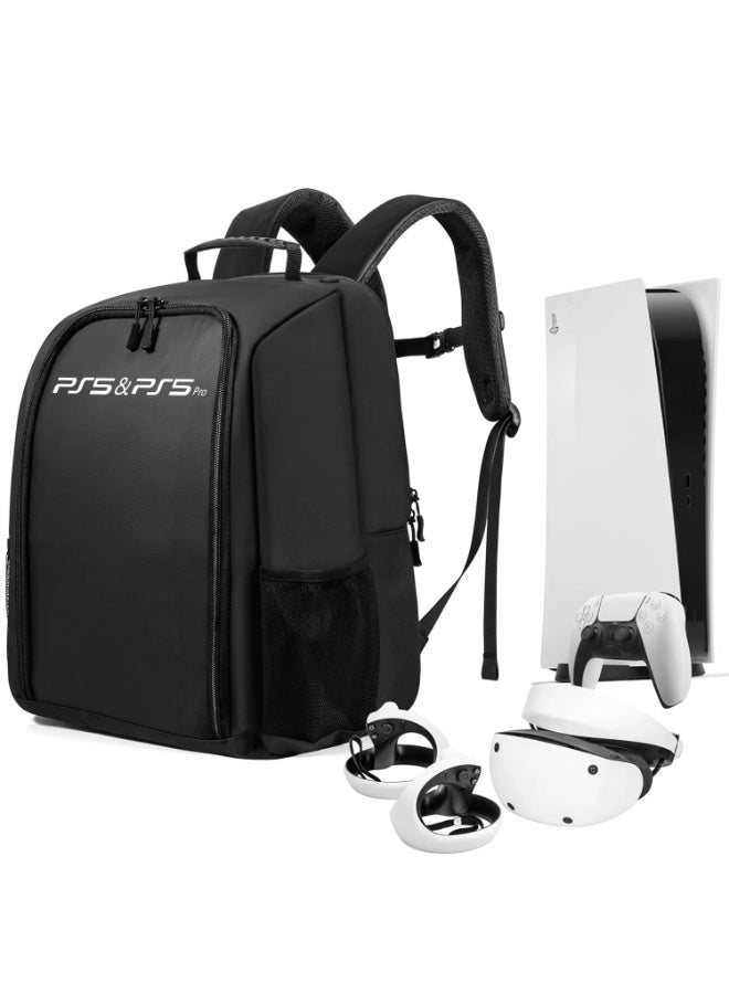 Large Capacity Backpack for PS5 Pro/PS5 Slim/PS5,…