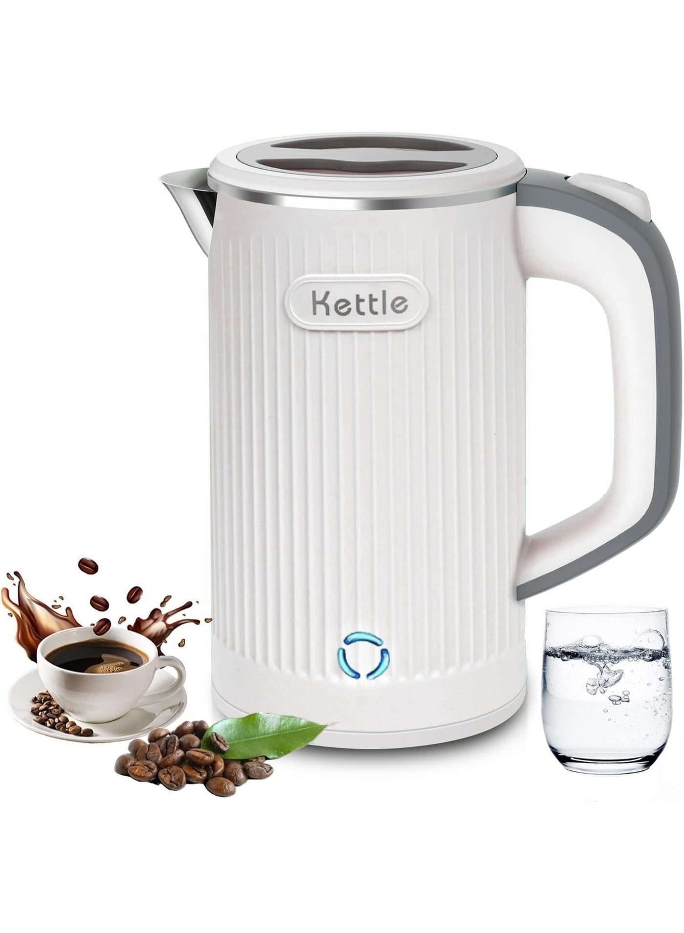 Travel Kettle Electric Small, 600W Low Wattage…