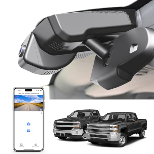 Mangoal 4K Dash Cam fit for Chevy Silverado…