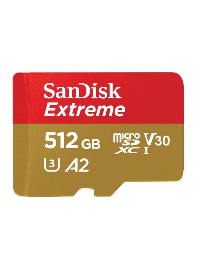 Compare 512 GB Extreme Memory Card UHSII, MicroSD, read speeds of up to 190MBs ReadLecture amd 130MBs WriteLecture, SDSQXAV512GGN6MN at KSA Price