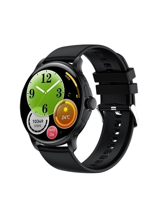 Compare 1.43” Full Touch Round Smart Watch, IP68 Water Resistant, Magnetic Charging, Lightweight Black Fitness Watch at KSA Price